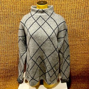 Christian Soriano Arlington Argyle Turtleneck Sweater